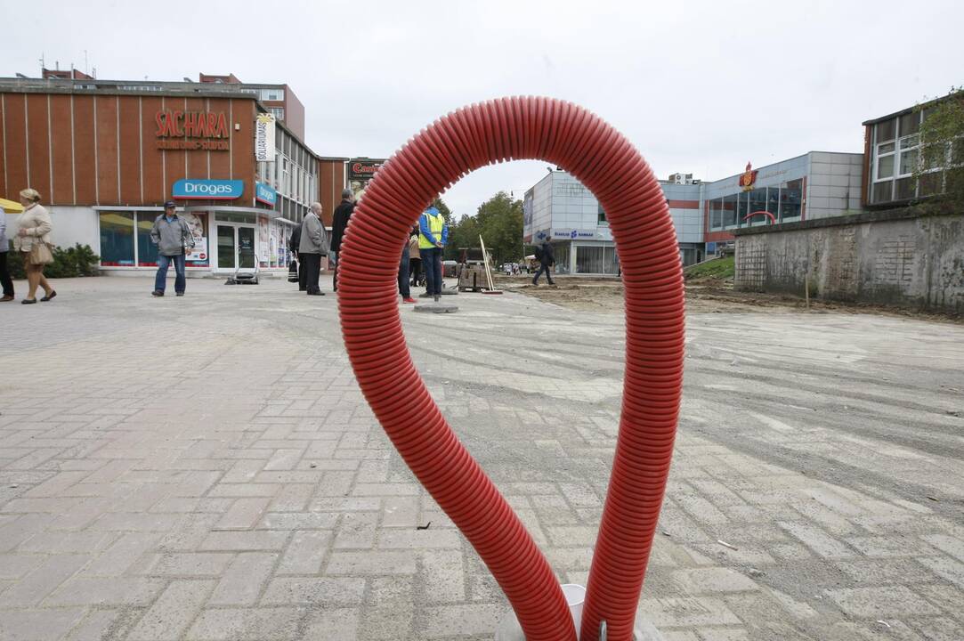 Pietinėje miesto dalyje – permainos