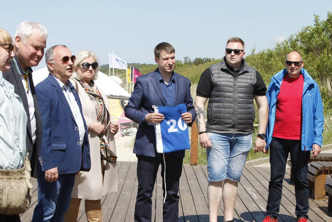 Dviejuose Klaipėdos paplūdimiuose – mėlynosios vėliavos