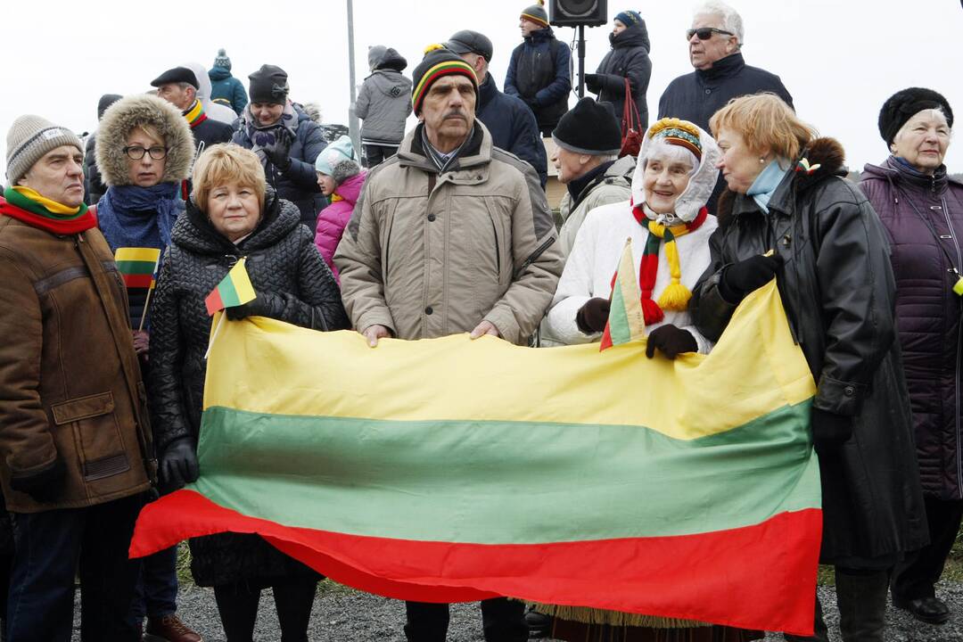 Tautinės vėliavos pakėlimas Klaipėdoje