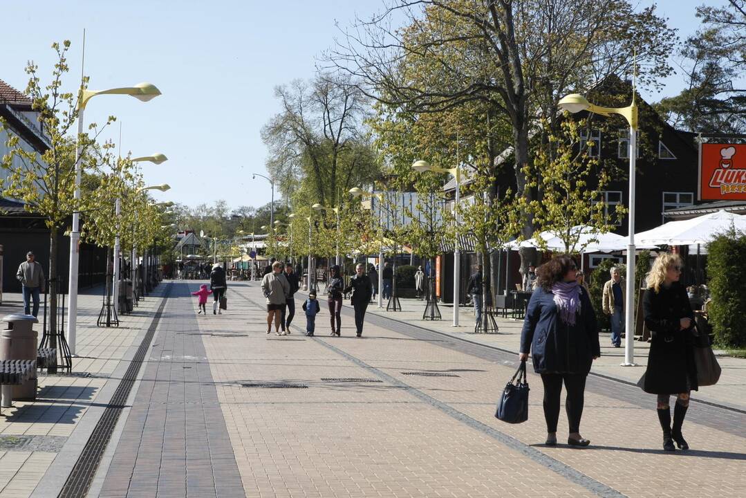 Palangoje nutrauktas elektros tiekimas