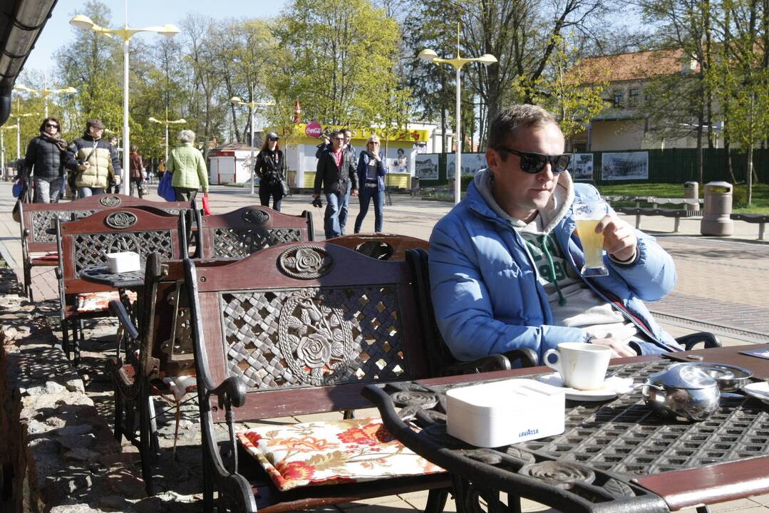 Palangoje nutrauktas elektros tiekimas