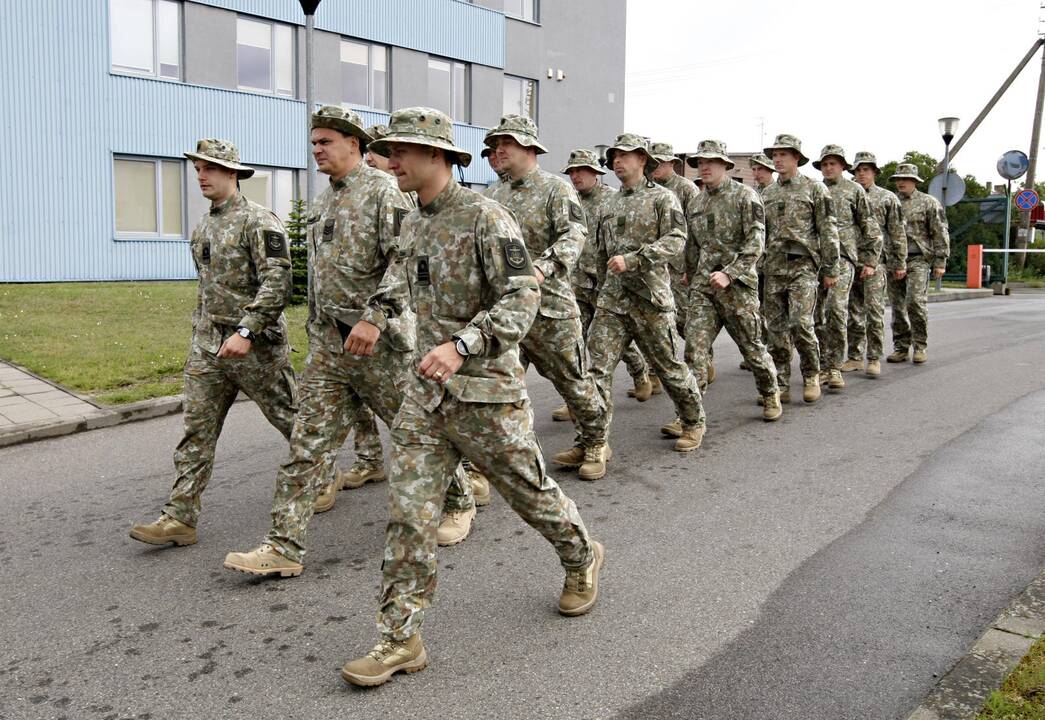 Lietuvos karių išlydėjimo ceremonija į Somalį