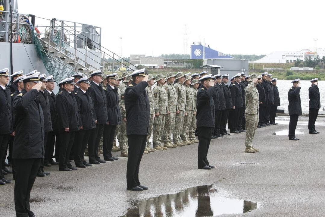 Lietuvos karių išlydėjimo ceremonija į Somalį