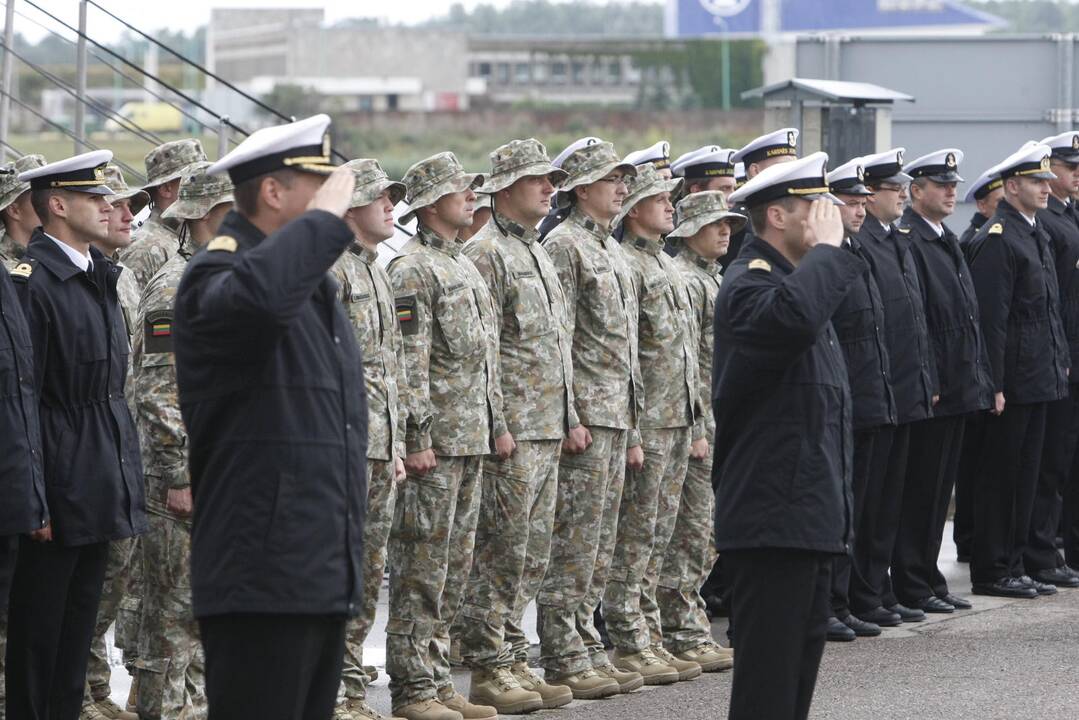 Lietuvos karių išlydėjimo ceremonija į Somalį