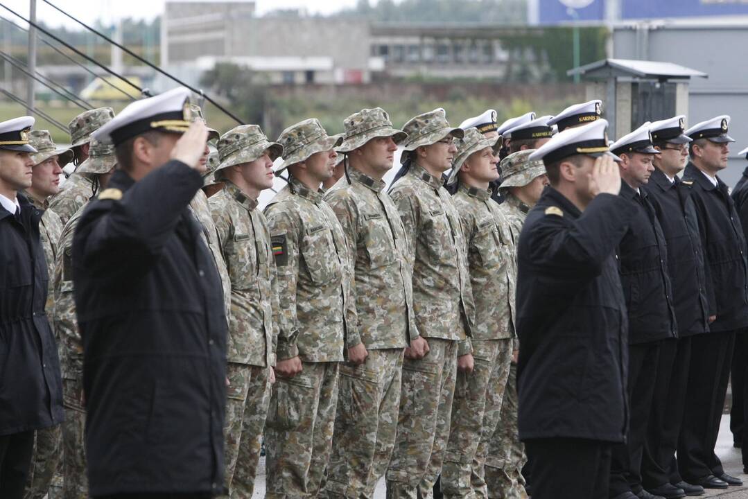 Lietuvos karių išlydėjimo ceremonija į Somalį