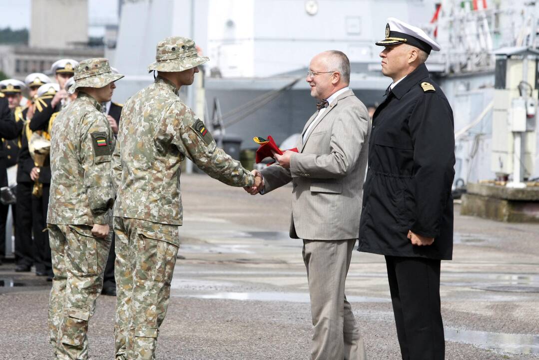 Lietuvos karių išlydėjimo ceremonija į Somalį