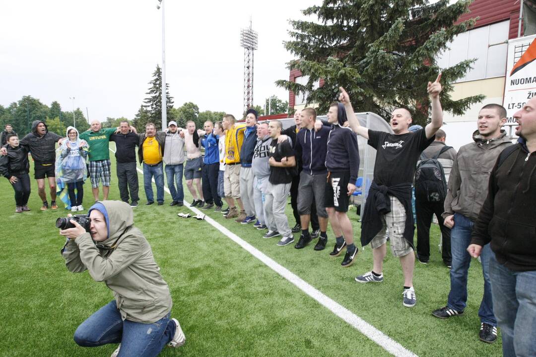 Futbolo klubų sirgalių čempionate triumfavo „Atlanto“ aistruoliai