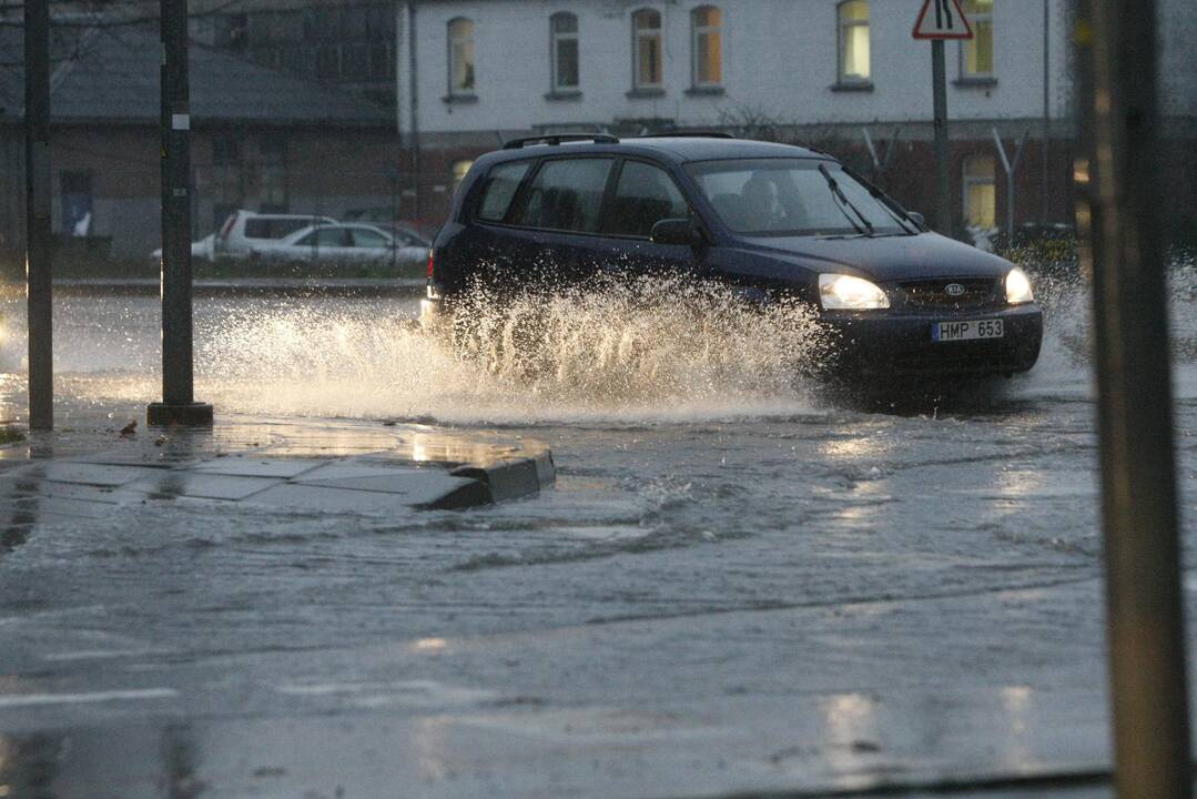 Potvynis Klaipėdoje 2017