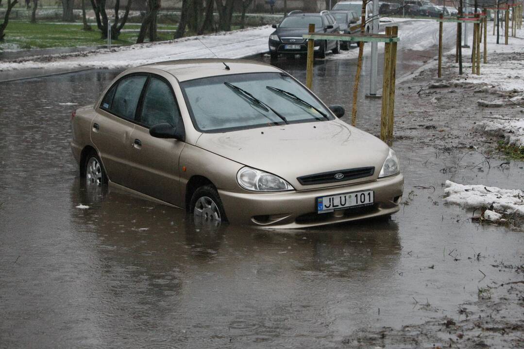 Potvynis Klaipėdoje 2017