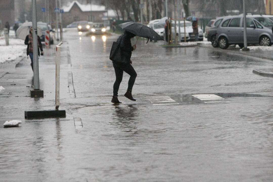 Potvynis Klaipėdoje 2017