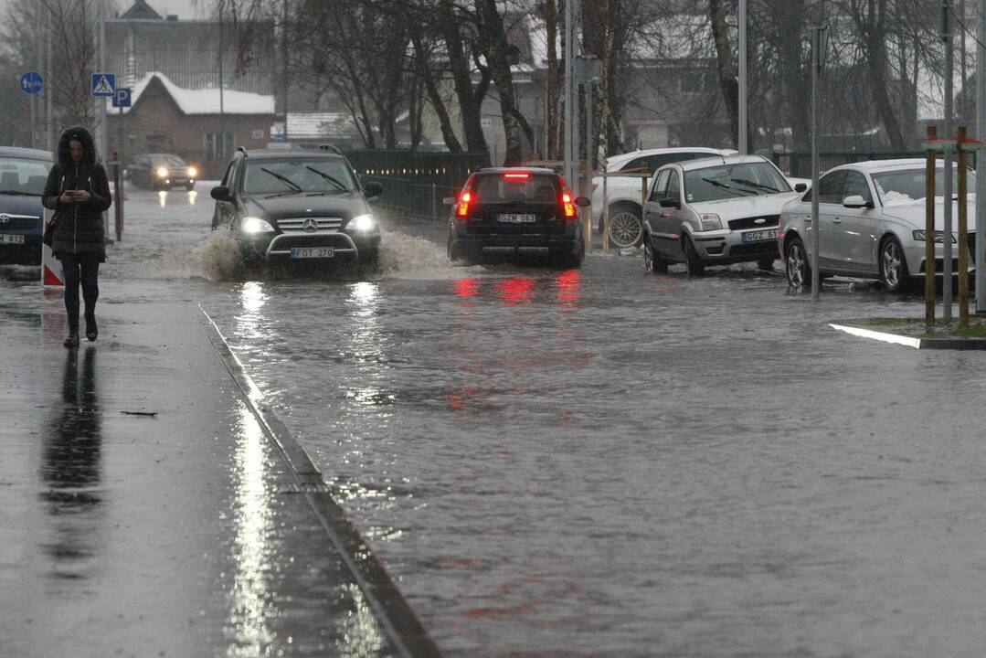 Potvynis Klaipėdoje 2017