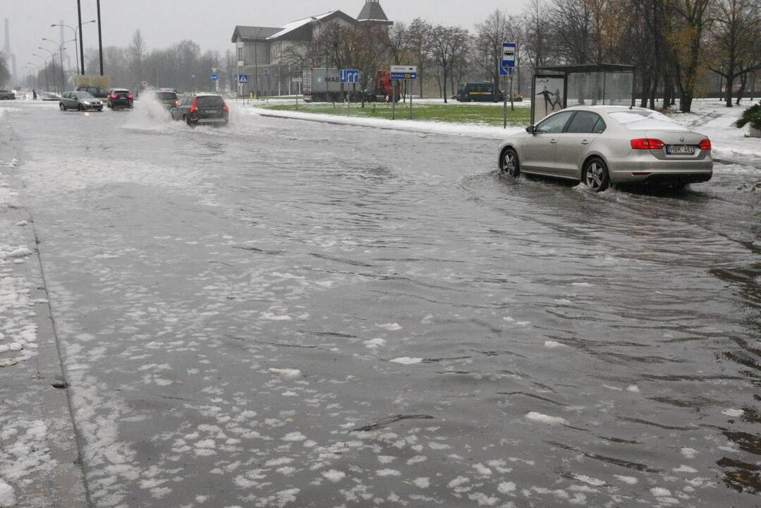 Potvynis Klaipėdoje 2017