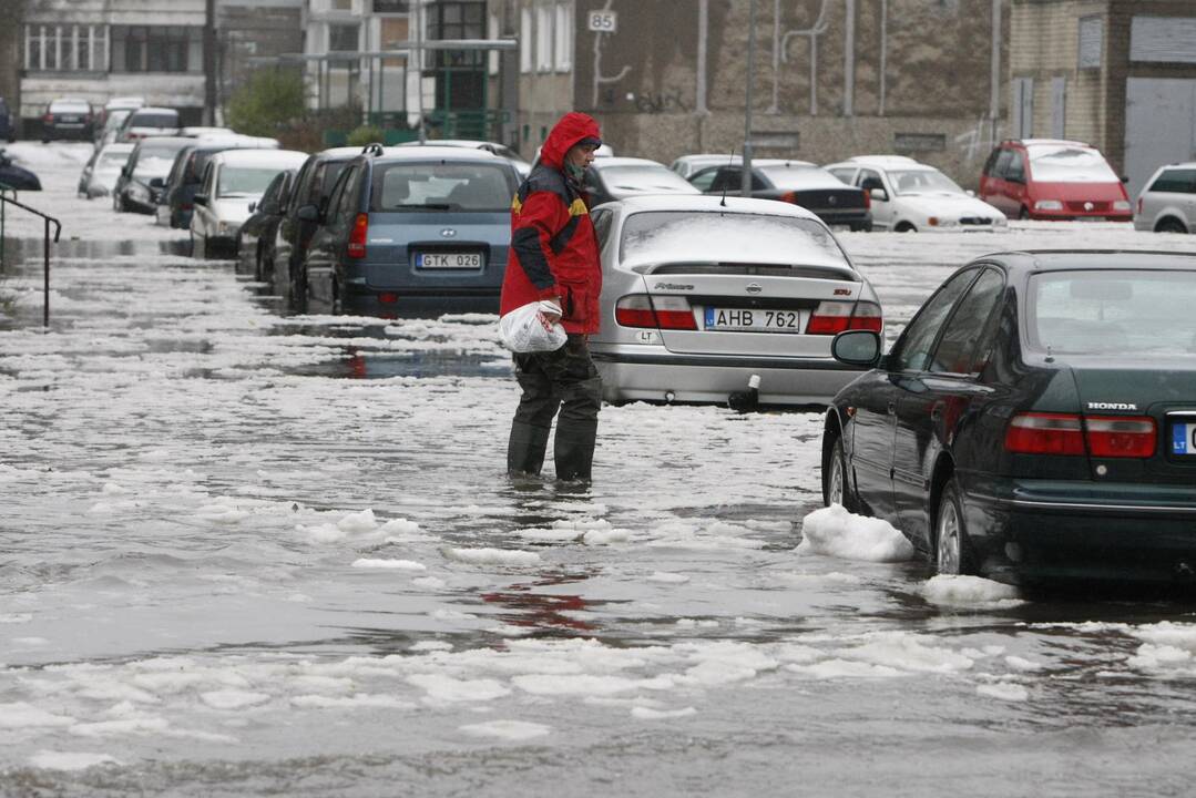 Potvynis Klaipėdoje 2017
