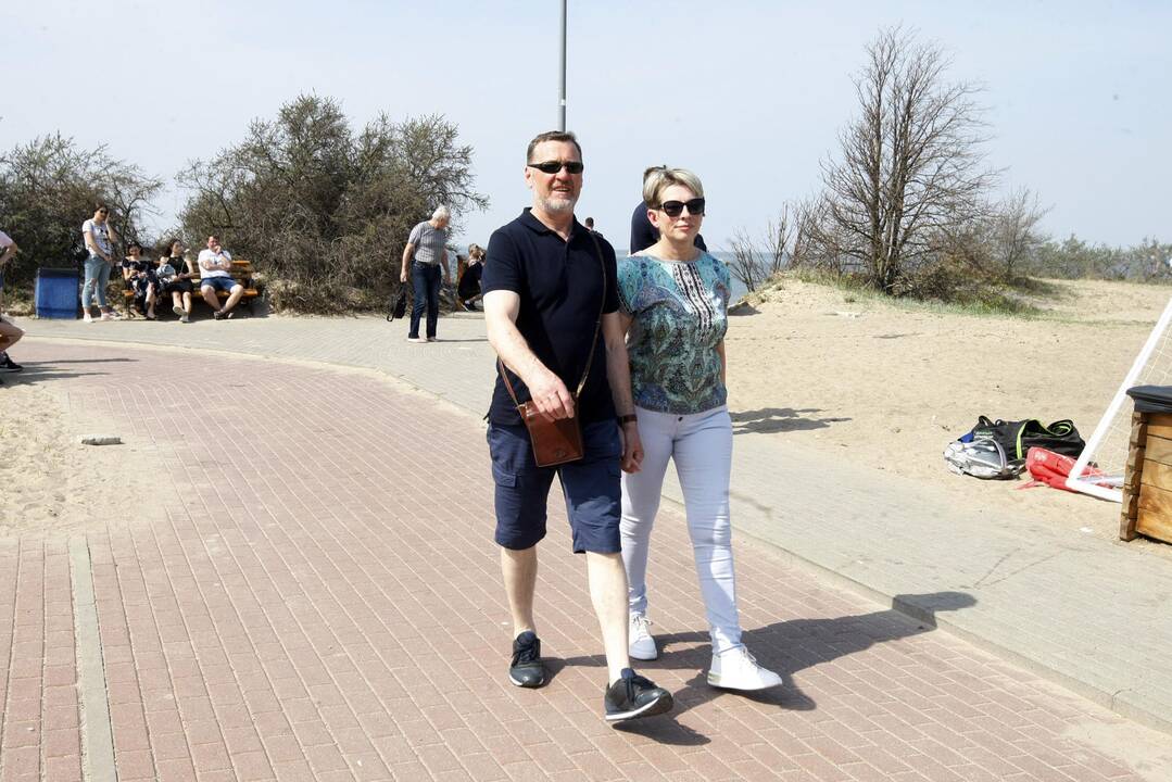 Klaipėdiečiai prie jūros