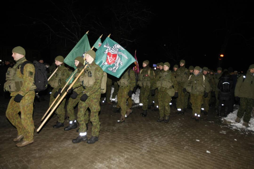 Naktinis žygis „Klaipėdos sukilėlių keliais“