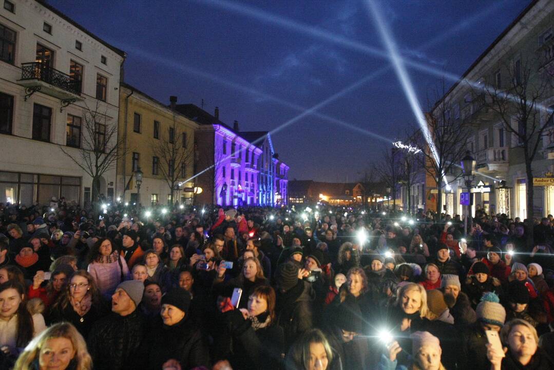 Klaipėdos šviesų festivalio atidarymas