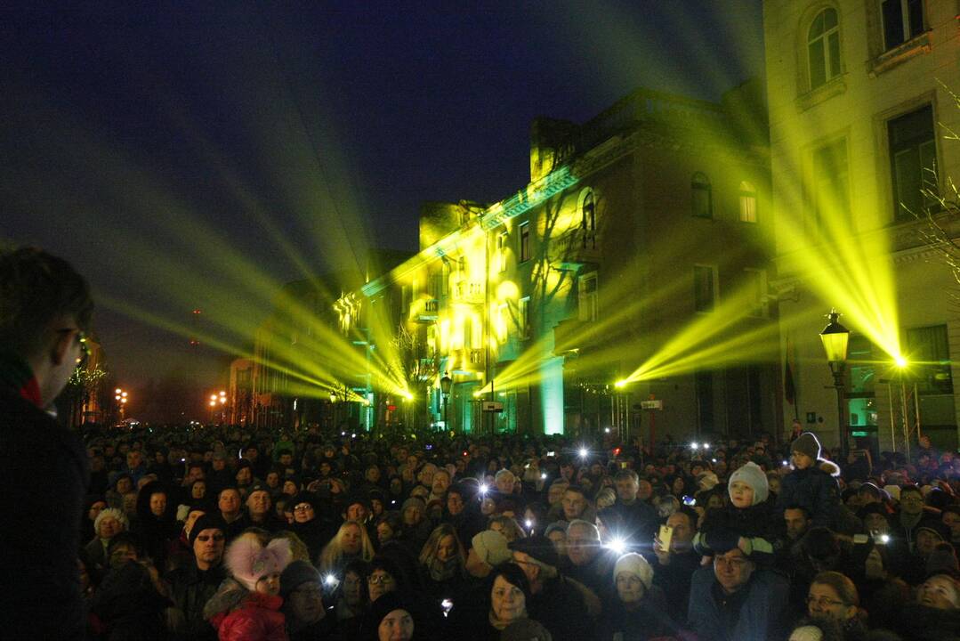 Klaipėdos šviesų festivalio atidarymas