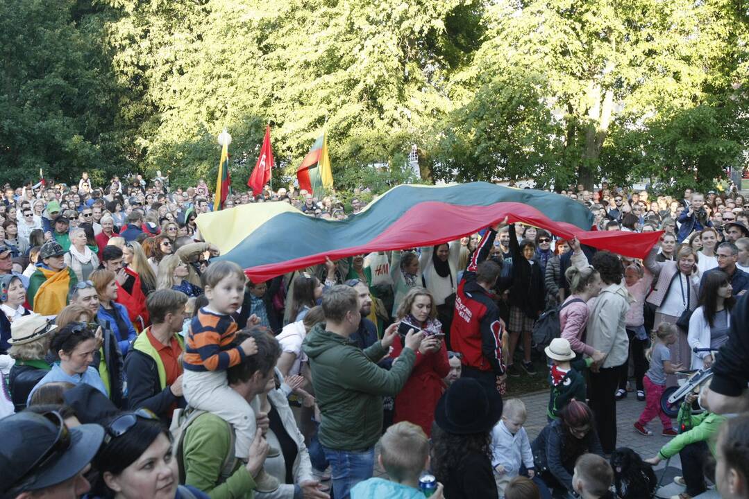 Klaipėdą drebino „Tautiška giesmė“