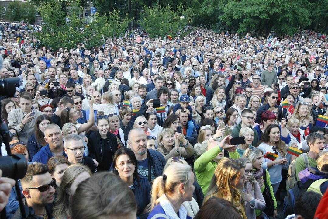 Klaipėdą drebino „Tautiška giesmė“
