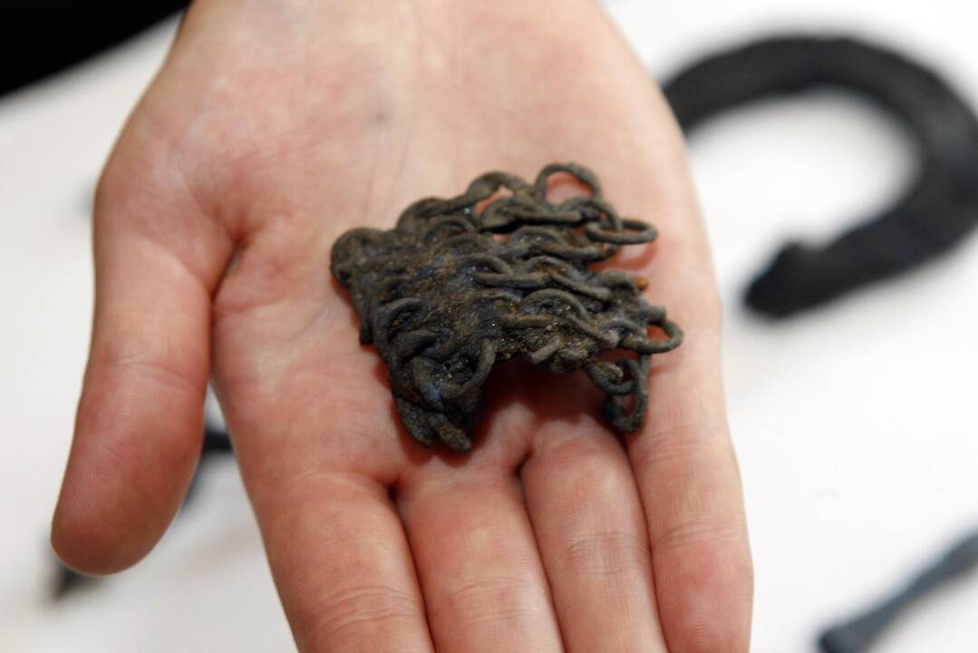 Archeologiniai radiniai piliavietėje