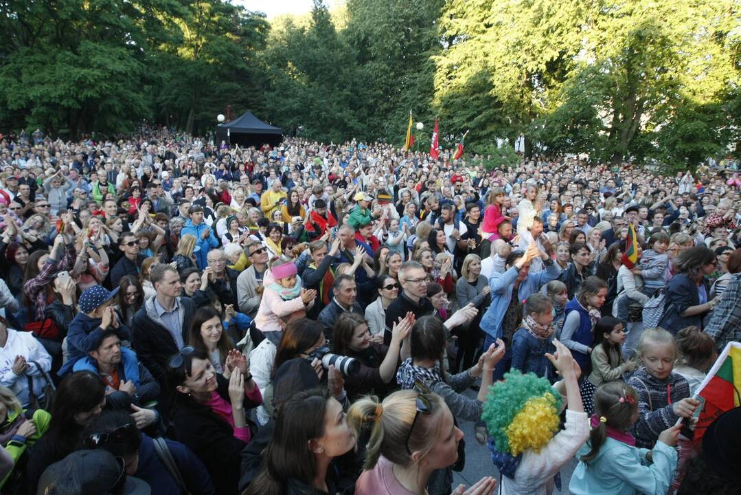 Klaipėdą drebino „Tautiška giesmė“