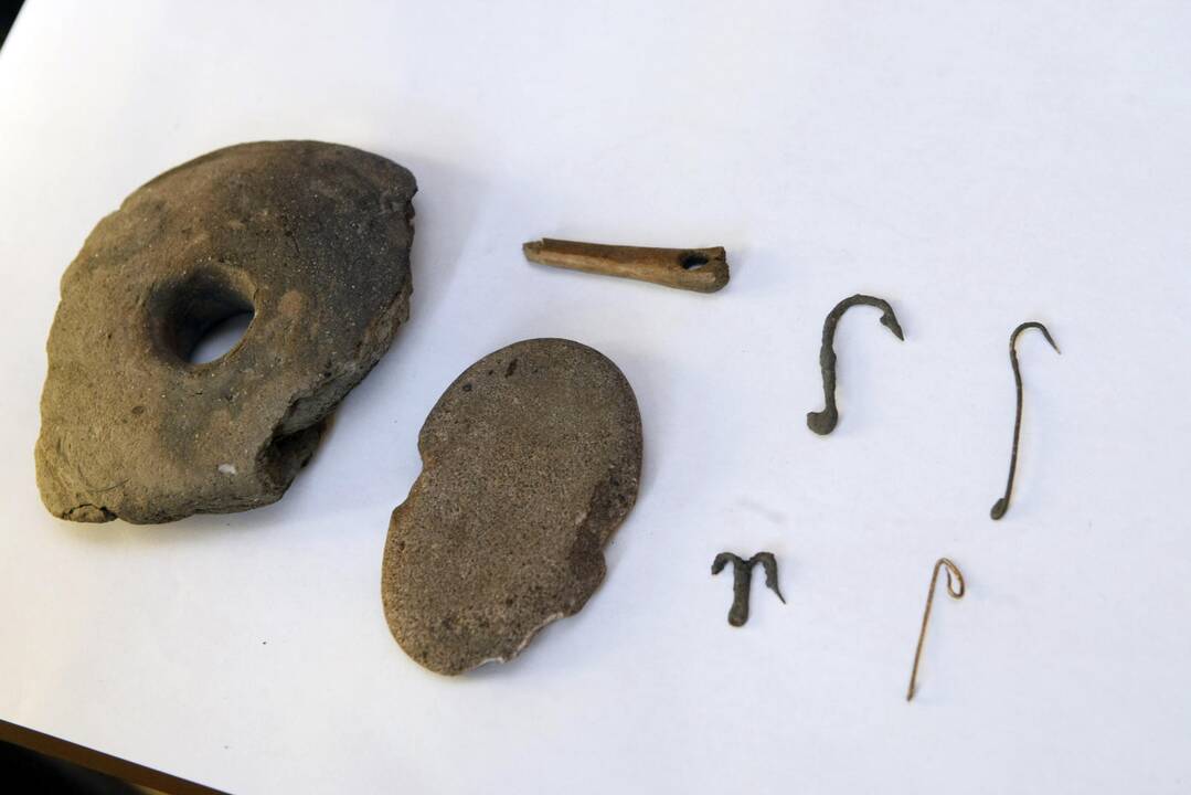 Archeologiniai radiniai piliavietėje