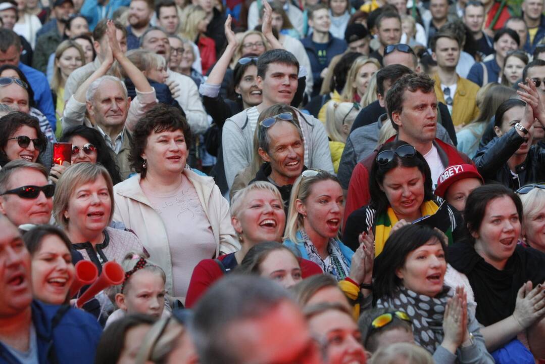 Klaipėdą drebino „Tautiška giesmė“