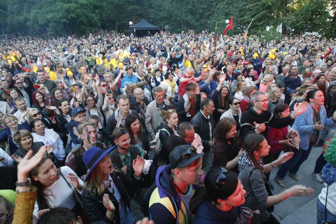 Klaipėdą drebino „Tautiška giesmė“
