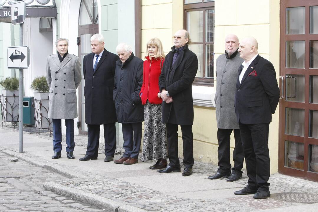 Legendiniam aktoriui V. Kancleriui – memorialinė lenta