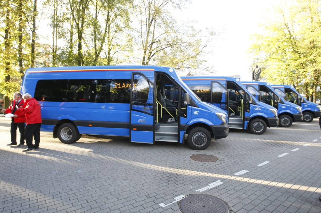 Klaipėdos gatvėse – nauji mažieji autobusai