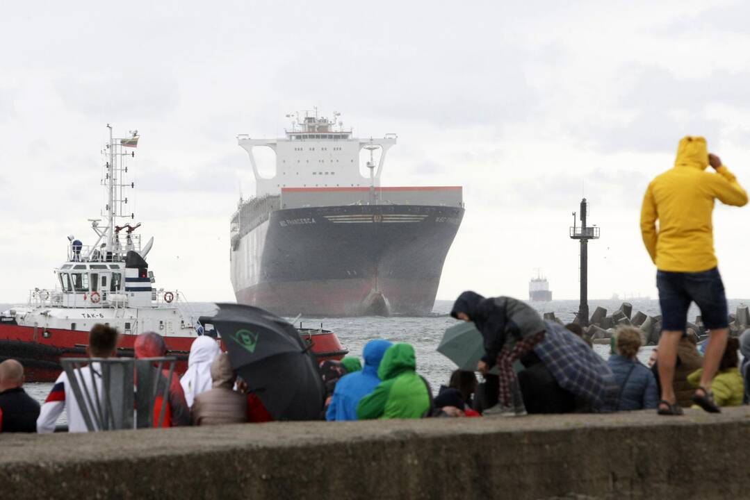 Laivas "MSC Francesca" Klaipėdos uoste