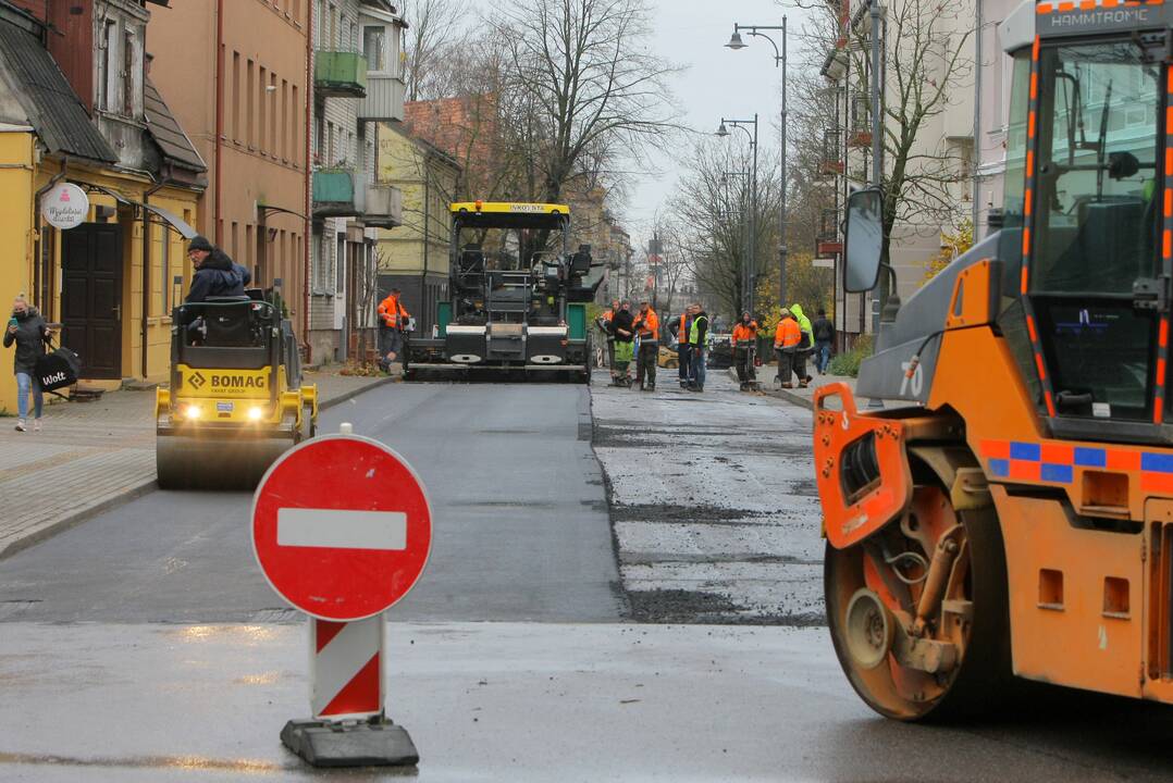 Klaipėdoje – dar vienos gatvės remontas