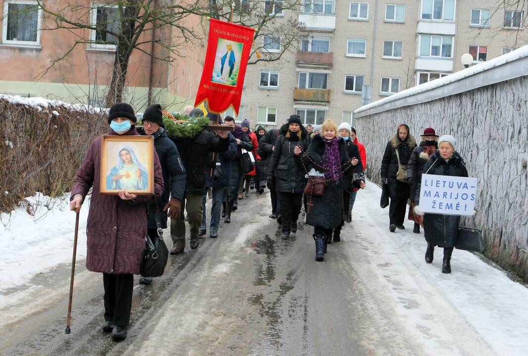 Piligrimų žygis per Klaipėdą