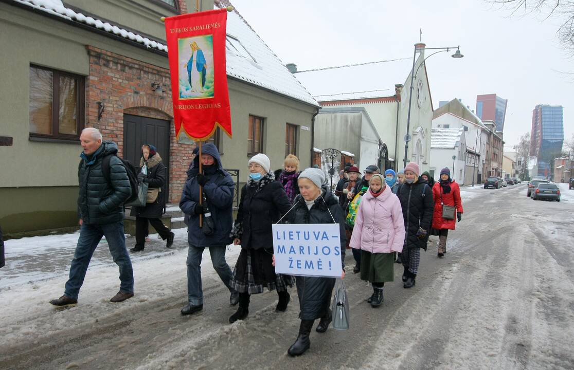 Piligrimų žygis per Klaipėdą