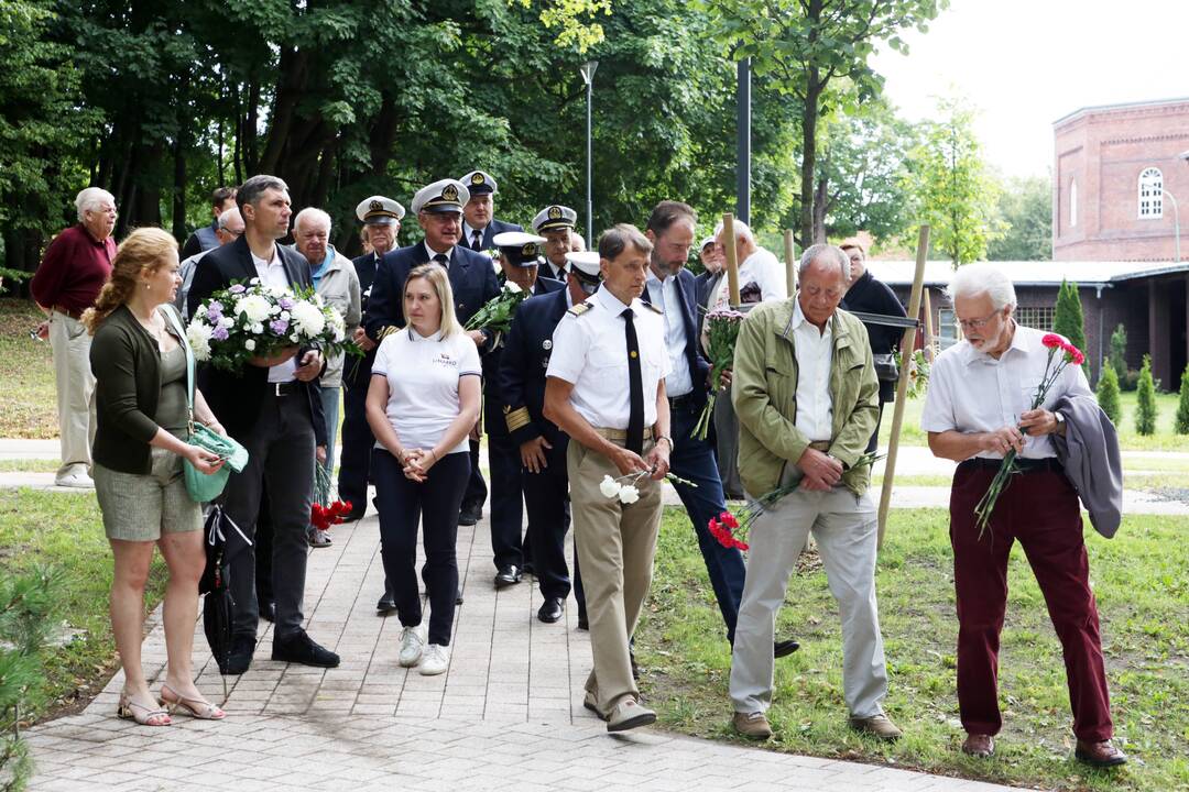 Žuvusios laivo „Linkuva“ įgulos pagerbimas