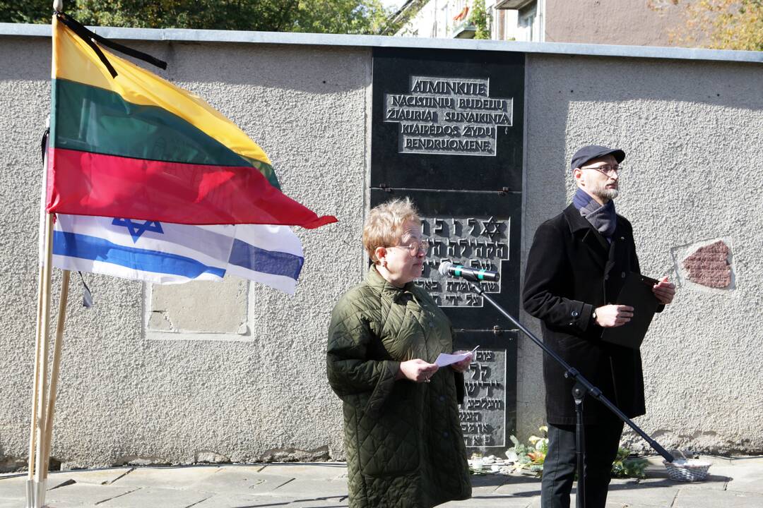 Lietuvos žydų genocido atminimo dienos minėjimas