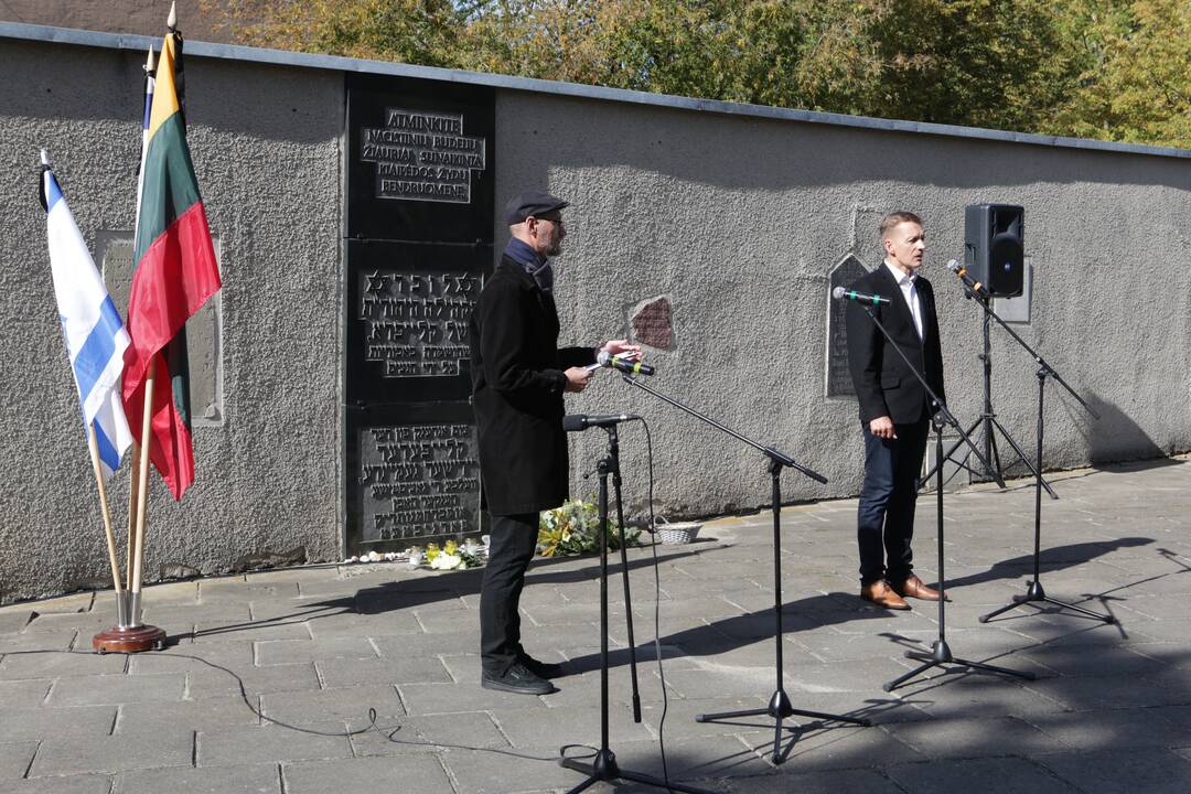 Lietuvos žydų genocido atminimo dienos minėjimas