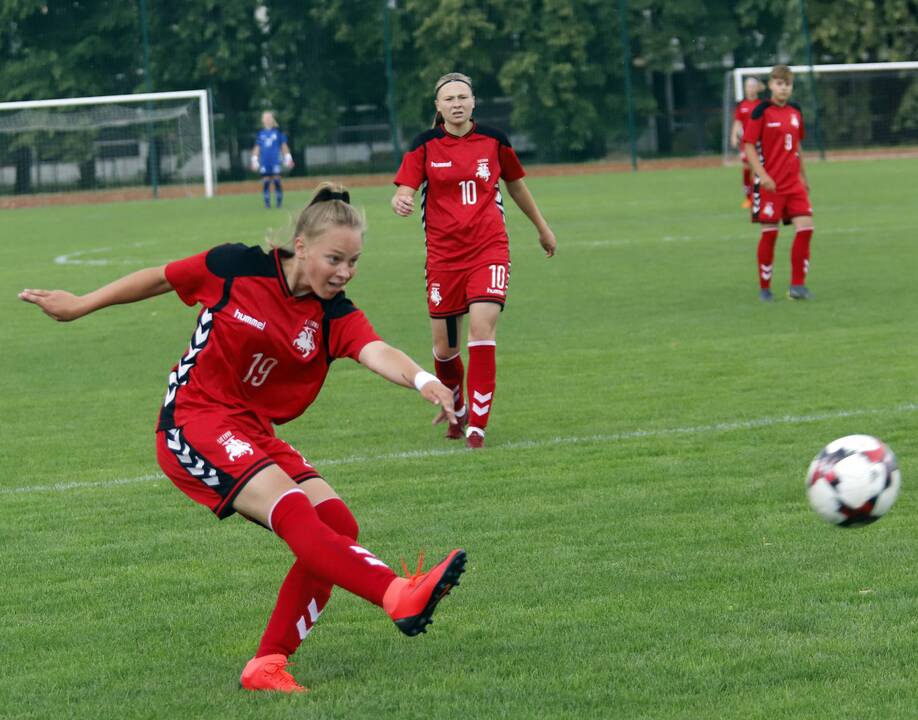 Baltijost taurė WU-17 futbolo rungtynės Lietuva - Estija 4:0