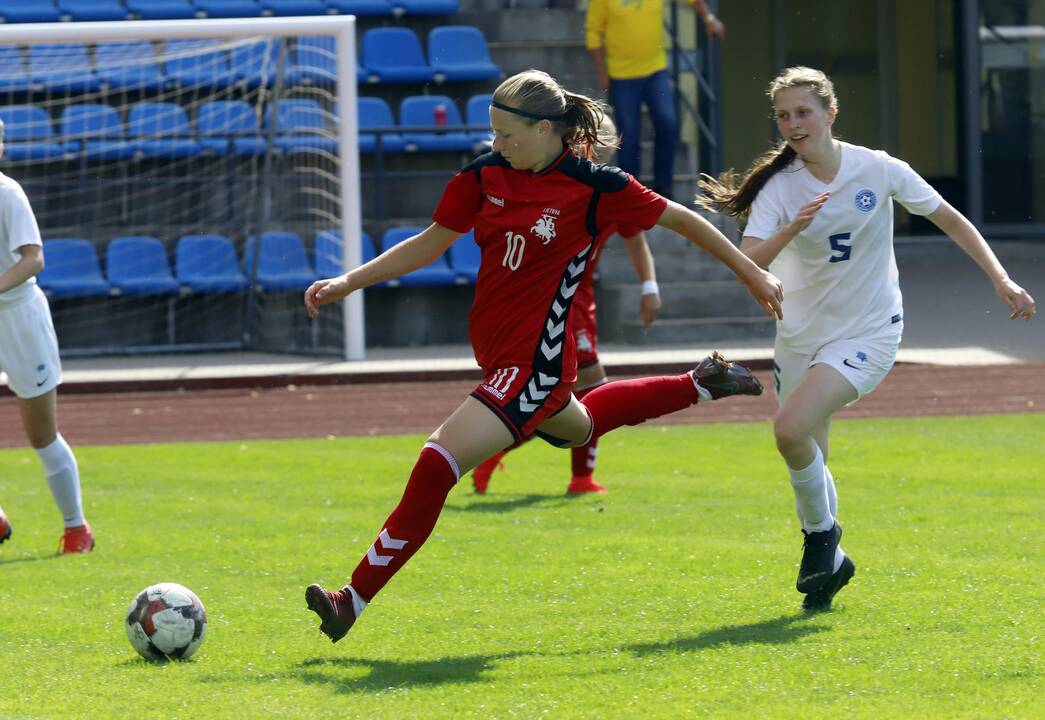 Baltijost taurė WU-17 futbolo rungtynės Lietuva - Estija 4:0