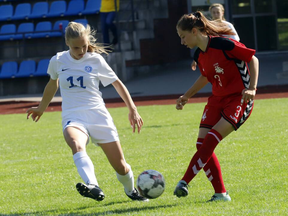 Baltijost taurė WU-17 futbolo rungtynės Lietuva - Estija 4:0