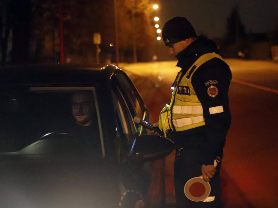 Kauno policijos vykdytas reidas 