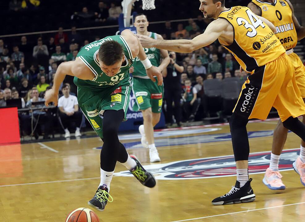 KMT ketvirtfinalis: Žalgiris - Šiauliai 105 : 66