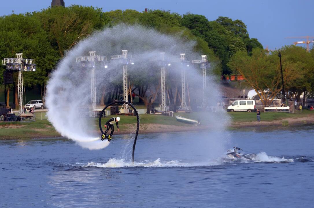 Didžiausio pavasario renginio „Santaka“ repeticija 