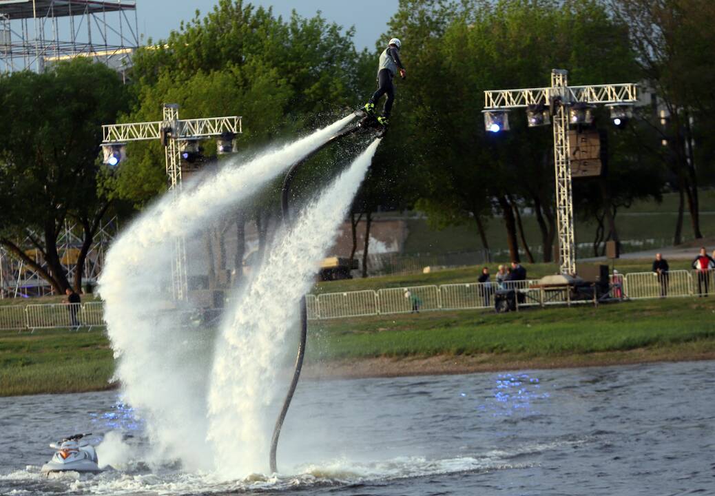 Didžiausio pavasario renginio „Santaka“ repeticija 