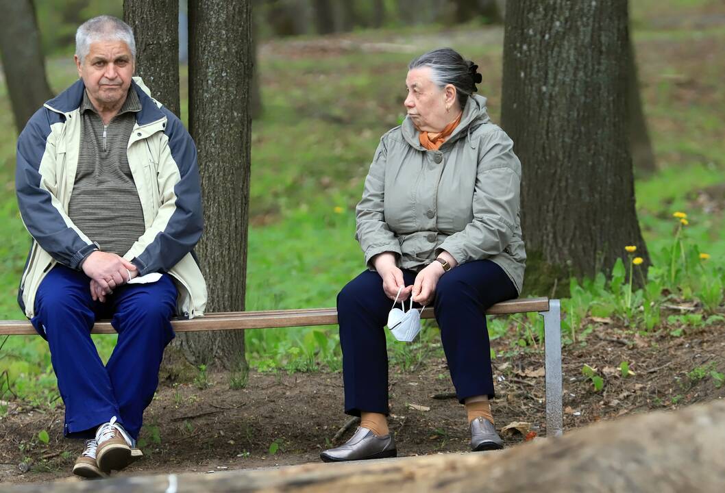 Gamtoje atsipalaidavę kauniečiai pamiršta visus karantino apribojimus