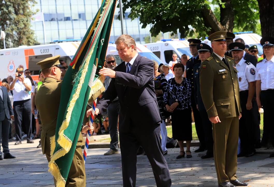 LŠS vadų keitimosi ceremonija