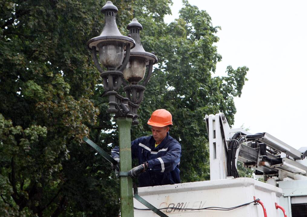 Darbų įkarštis prasideda ir likusioje Vilniaus gatvės dalyje