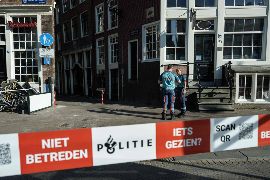 Amsterdame peiliais švaistęsis užpuolikas veikė turėdamas teroristinių ketinimų