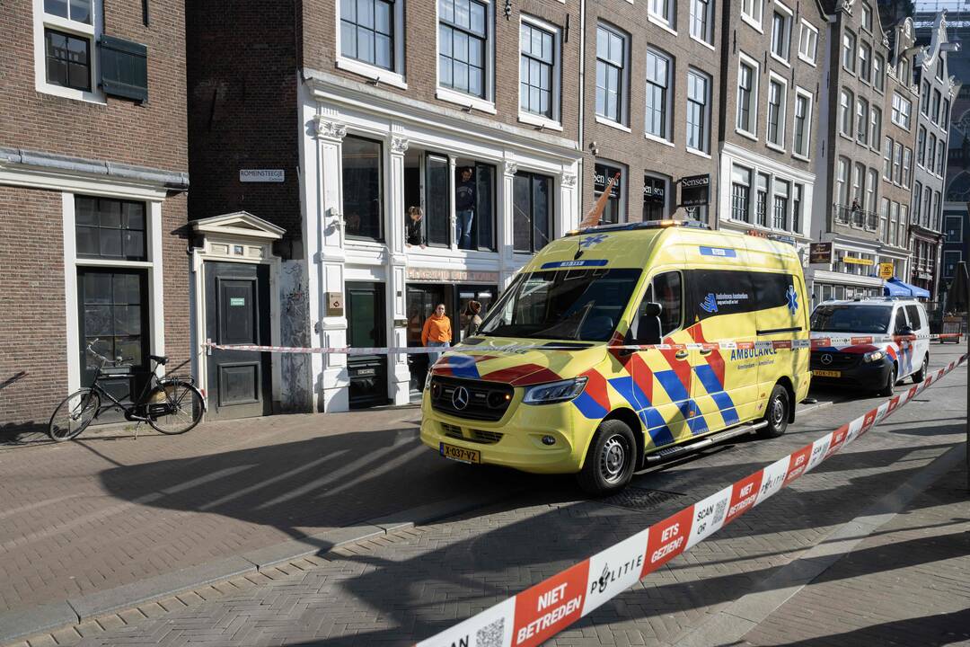 Amsterdamo senamiestyje sprogo automobilis