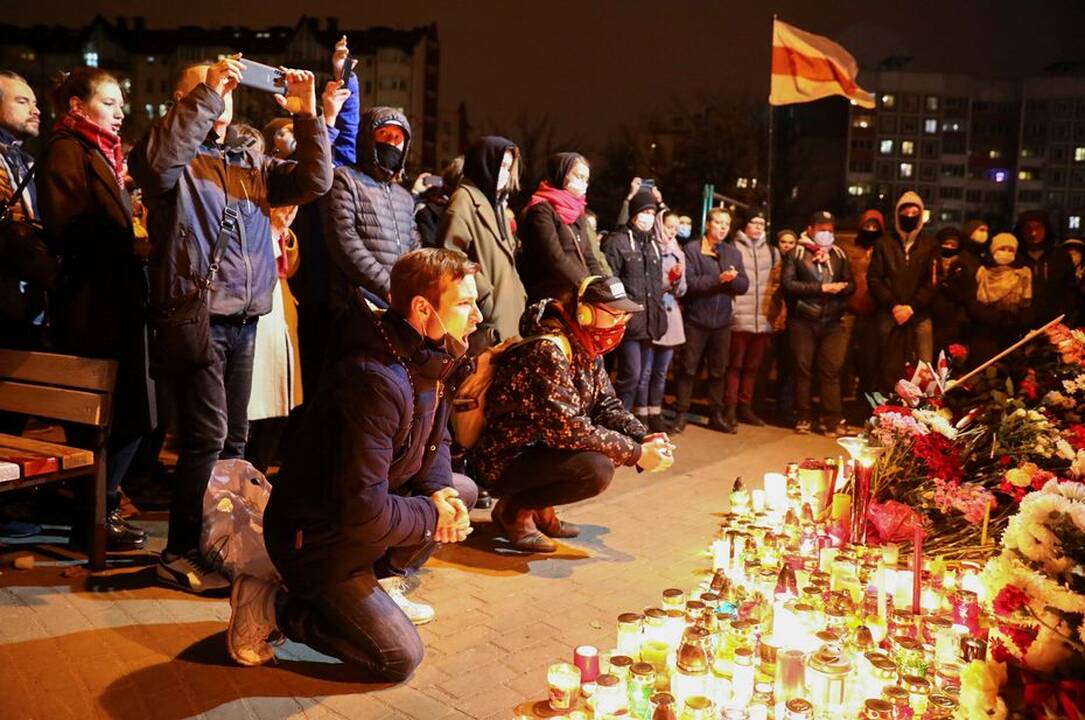 Minskas gedi kaukėtų pareigūnų nužudyto R. Bandarenkos